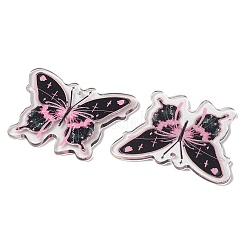 Transparent Printed Acrylic Pendants&nbsp;X-TACR-P005-02B