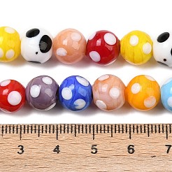 Handmade Lampwork Beads&nbsp;X-LAMP-D002-10mm-01C