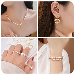 55Pcs 4 Styles Natural Cultured Freshwater Pearl Beads&nbsp;PEAR-TA0001-18
