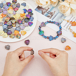 100Pcs 10 Colors Electroplate Glass Beads Strands&nbsp;GLAA-FH0001-78