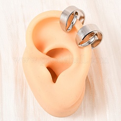 304 Stainless Steel C-Shaped Cuff Earrings&nbsp;EJEW-K268-85P