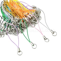 100Pcs Polyester Cord Mobile Straps&nbsp;MOBA-FS0001-02B