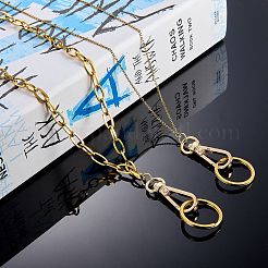304 Stainless Steel Paperclip Chains Neck Strap Lanyard&nbsp;HJEW-SW00135
