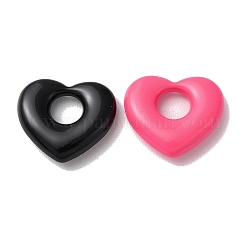 Spray Painted Alloy European Beads&nbsp;PALLOY-M215-02