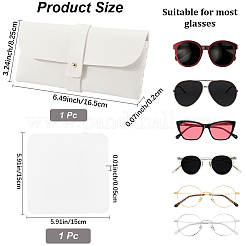 1Pc Rectangle Shape PVC Leather Eyeglass Cases&nbsp;AJEW-CN0003-63A