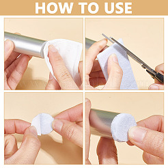 2 Rolls 2 Colors Self-adhesive Felt Fabric&nbsp;FIND-NB0006-18
