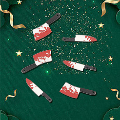 50Pcs 2 Styles Halloween Theme Plastic Pendants&nbsp;KY-AR0001-20