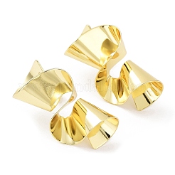 Rack Plating Brass Twist Spiral Stud Earrings for Women&nbsp;EJEW-B027-25G
