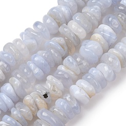 Natural Blue Lace Agate Beads Strands&nbsp;G-Z155-B01-01