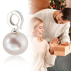 1Pc Natural Baroque Keshi Pearl Freshwater Pearl Round Pendants&nbsp;PEAR-BBC0001-25B