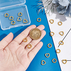 20Pcs 2 Style 304 Stainless Steel Linking Ring&nbsp;STAS-UN0045-88
