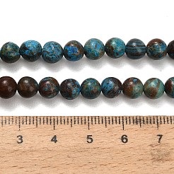 Natural Chrysocolla Beads Strands&nbsp;G-C289-B02-6mm