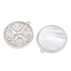 Brass & Natural Shell Pendants&nbsp;SH-CBA7BFE-02B-P