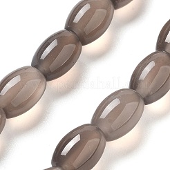 Natural Grey Agate Beads Strands&nbsp;G-B106-B04-01