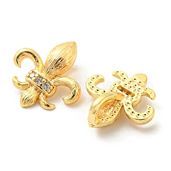 Brass Micro Pave Cubic Zirconia Charms&nbsp;KK-Q809-08G