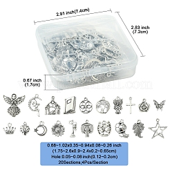20 Styles Tibetan Style Alloy Pendants&nbsp;FIND-FS0002-72