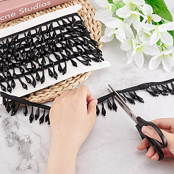 Polyester Bead Tassel Trimming&nbsp;DIY-WH0111-431