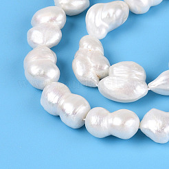 Natural Baroque Keshi Pearl Beads Strands&nbsp;PEAR-E016-014A