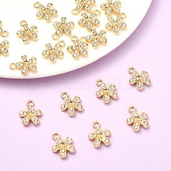 20Pcs Rack Plating Alloy Rhinestone Charms&nbsp;FIND-YW0010-20