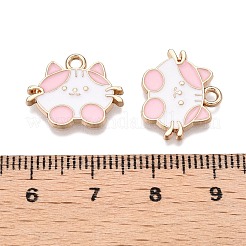Rack Plating Alloy Enamel Pendants&nbsp;ENAM-N056-346B