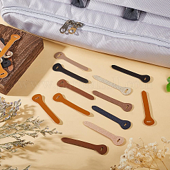 40Pcs 4 Colors Cowhide Zipper Puller Head&nbsp;PURS-GF0001-08