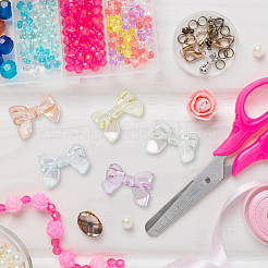 96Pcs 8 Colors Transparent AB Color Acrylic Beads&nbsp;TACR-GO0001-02