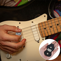 Double-side Laser 201 Stainless Steel Guitar Picks&nbsp;AJEW-WH0555-025
