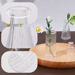 7Pcs 7 Styles Glass Vase Miniature Flowerpot Ornaments&nbsp;AJEW-FH0007-02