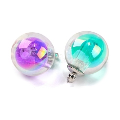 AB Color Resin Round Pendants&nbsp;RESI-U002-02