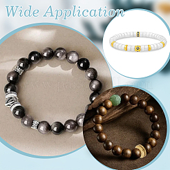 240Pcs 2 Colors Tibetan Style Alloy Beads&nbsp;TIBEB-ME0001-14