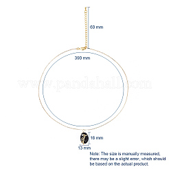 Glass Pendant Necklaces&nbsp;NJEW-JN02587-02