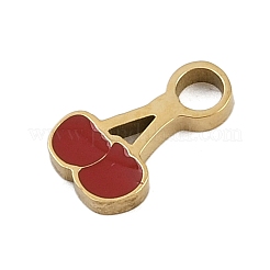 304 Stainless Steel Enamel Charms&nbsp;STAS-I338-01G-18