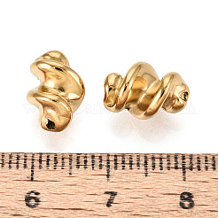 Twist Corrugated 304 Stainless Steel Beads&nbsp;STAS-T072-13B-G