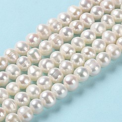 Natural Cultured Freshwater Pearl Beads Strands&nbsp;PEAR-E018-15
