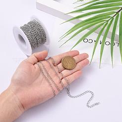 Tarnish Resistant 304 Stainless Steel Twisted Chains&nbsp;CHS-A003K-0.6mm