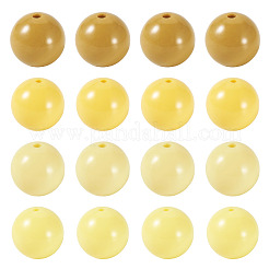 40Pcs 4 Colors Opaque Acrylic Beads&nbsp;MACR-TA0002-98