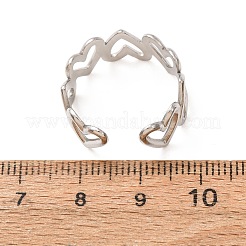 304 Stainless Steel Cuff Open Rings for Women&nbsp;SA-CBA4160-30P