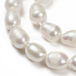 Natural Cultured Freshwater Pearl Beads Strands&nbsp;PEAR-N012-08N