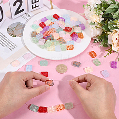 88Pcs 11 Colors Transparent Spray Painted Glass Beads&nbsp;GLAA-ME0001-36