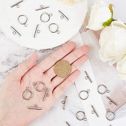 304 Stainless Steel Toggle Clasps&nbsp;STAS-UN0002-24P