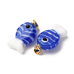 Handmade Lampwork Pendants&nbsp;LAMP-A007-01G-02-02