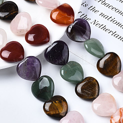 Natural Green Aventurine & Rose Quartz & Red Agate & Tiger Eye & Amethyst Beads Strands&nbsp;G-S364-096