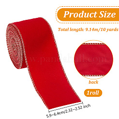 10 Yards Single Face Velvet Ribbon&nbsp;OCOR-WH0092-39B