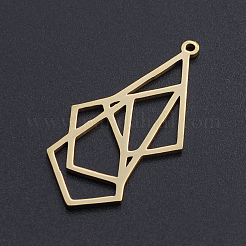 201 Stainless Steel Pendants&nbsp;STAS-N090-JN791-2