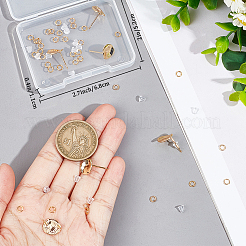 10Pcs Brass Stud Earring Findings&nbsp;KK-CN0002-47