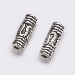 Tibetan Style Alloy Beads&nbsp;X-TIBEB-1009-AS-LF