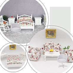 ABS Plastic Chair Micro Landscape Dollhouse Accessories&nbsp;DJEW-WH0039-127