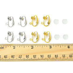 Iron Clip-on Earring Findings&nbsp;IFIN-FS0001-44