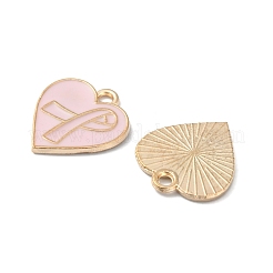 Light Gold Tone Zinc Alloy Enamel Pendants&nbsp;ENAM-WH0061-12B