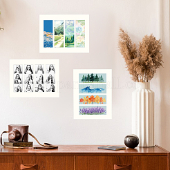 Rectangle Picture Photo Frame Mounts with 4 Aperture&nbsp;AJEW-WH0596-772C-02
